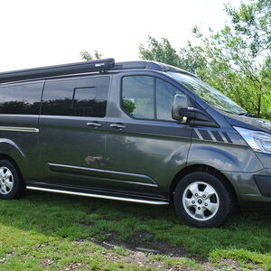Ford transit met luifel